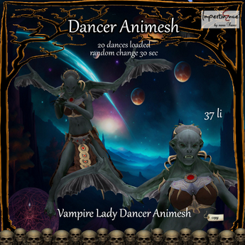 Second Life Marketplace - Vampire Lady Dancer Animesh